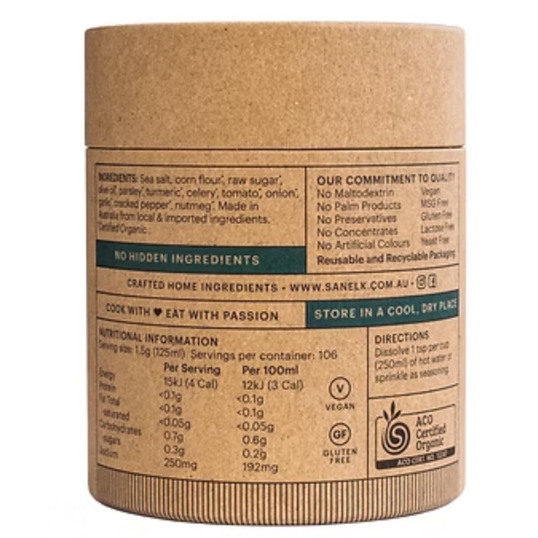 Vegetable stock powder