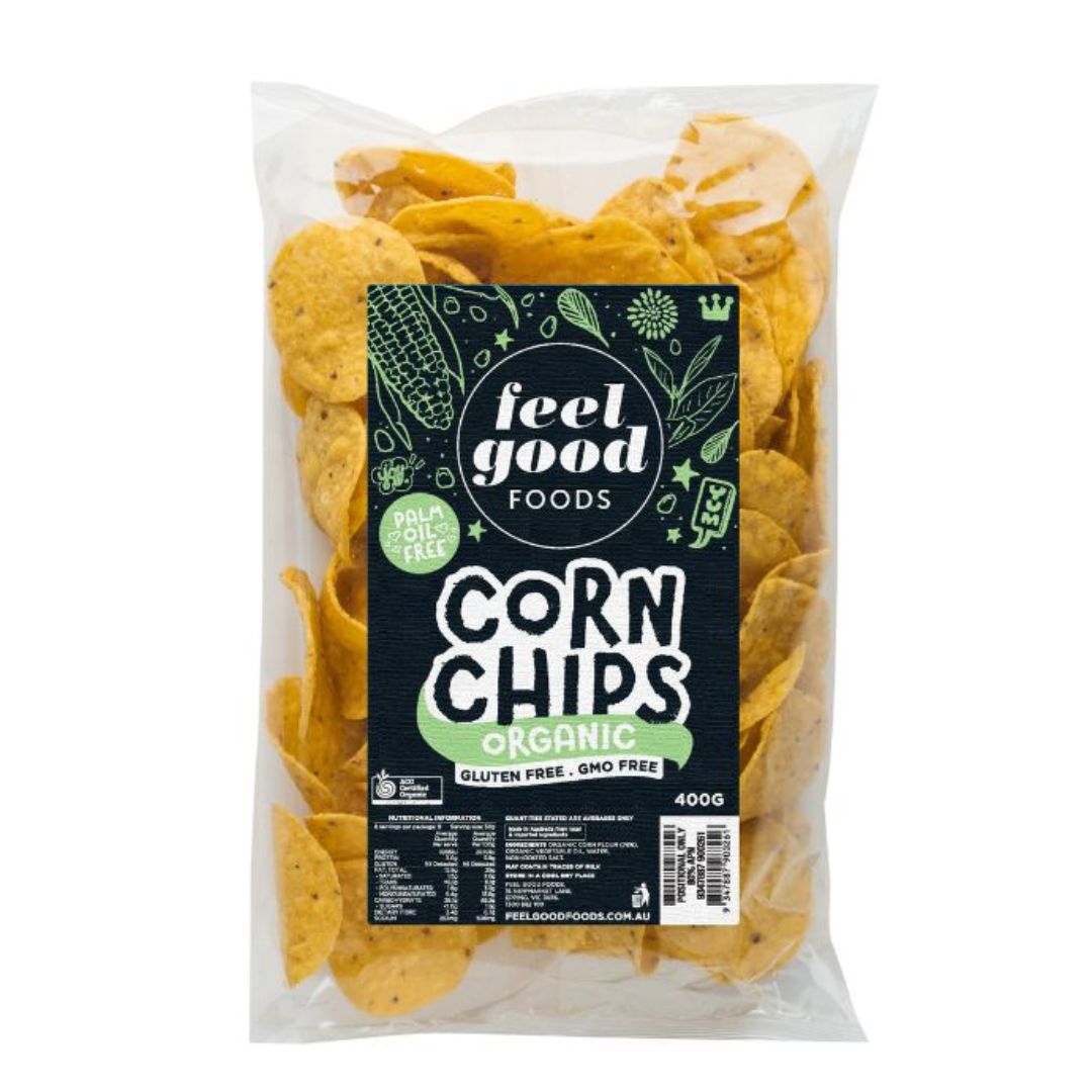 Organic Corn Chips 400g