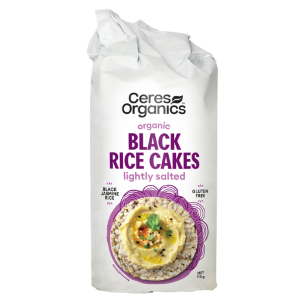 Black rice cakes