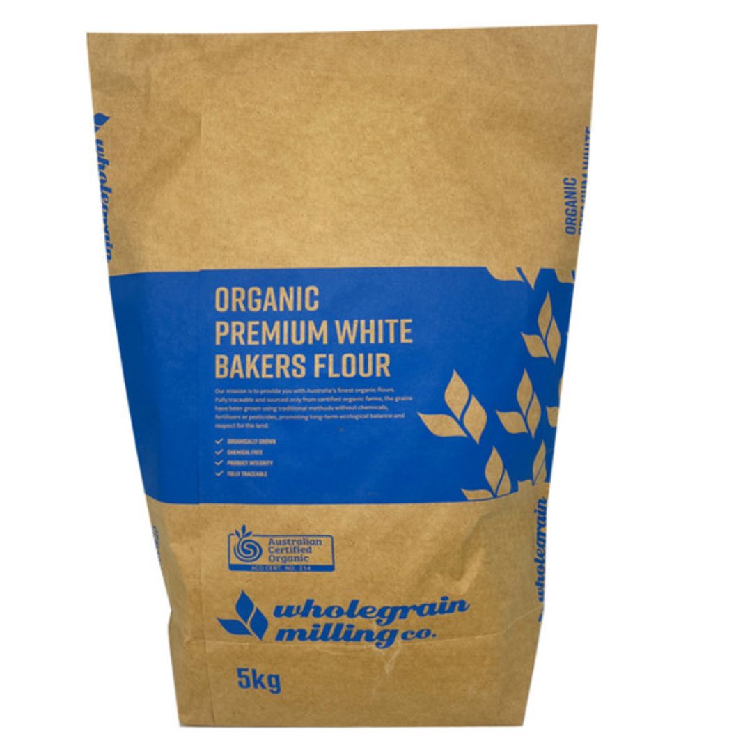 Premium Organic White Bakers Flour