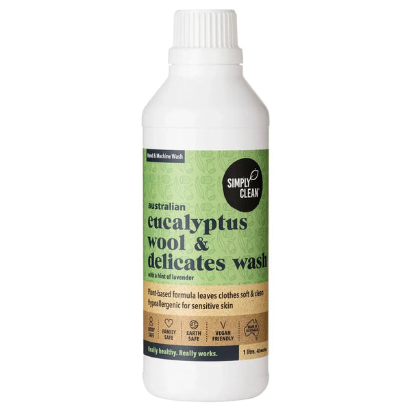 Simply Clean Wool & delicates wash 1L – Nourish Wholefoods